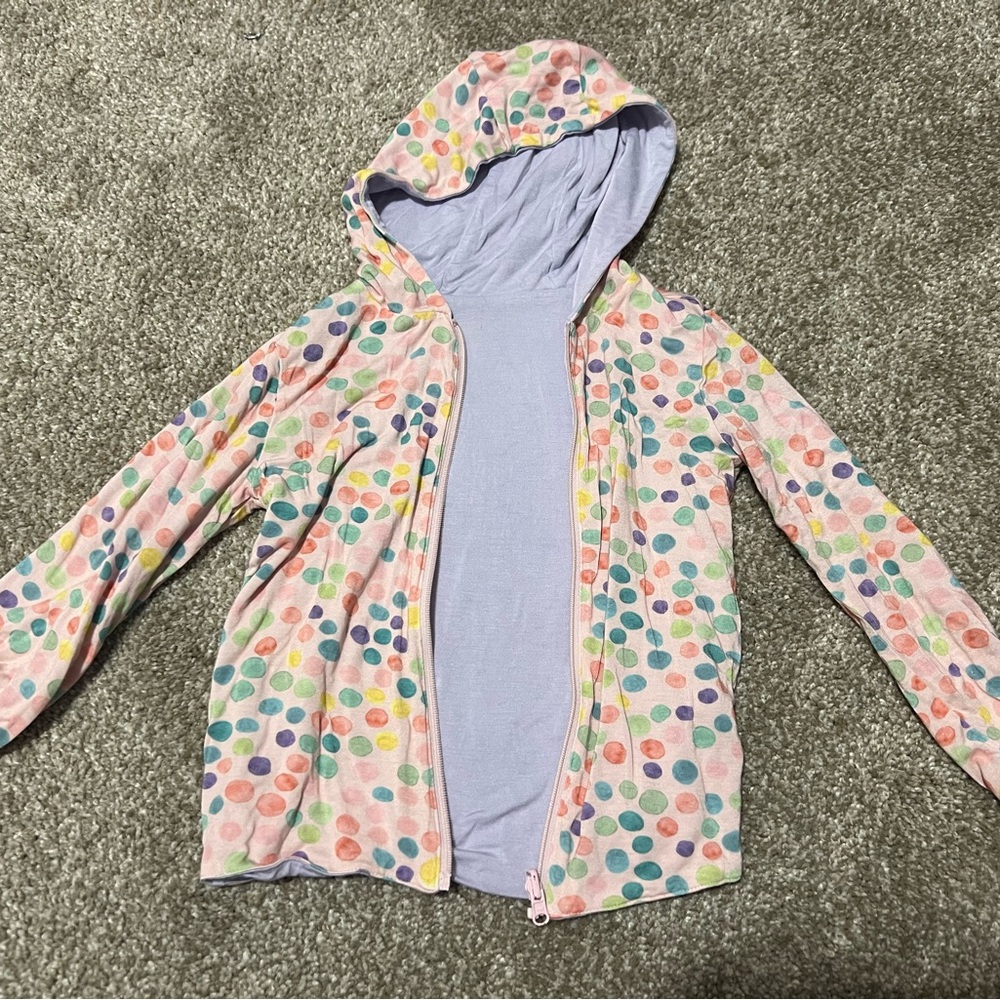 Posh peanut zip up hoodie 2T
